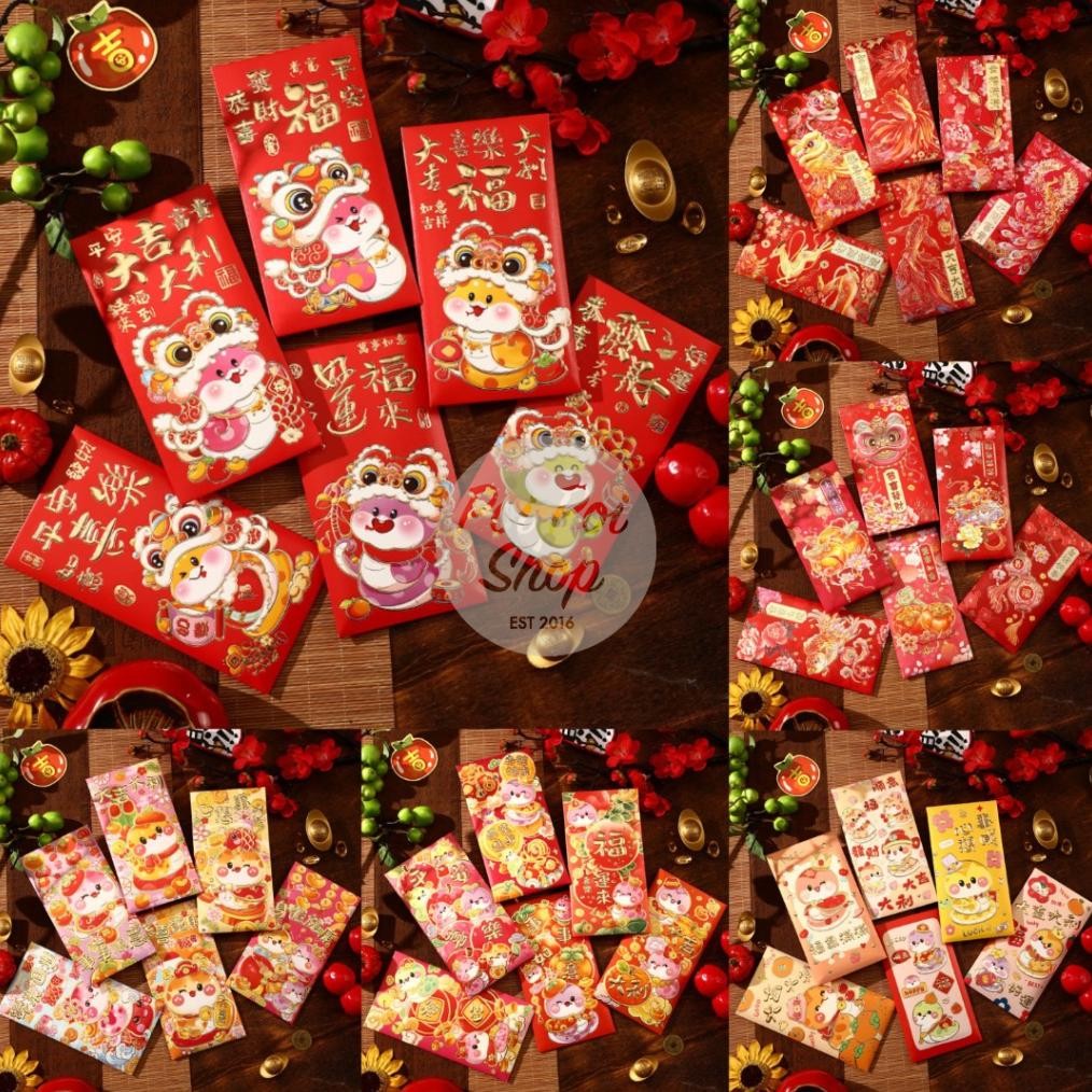 

Angpao Imlek Ular 2025 3D Premium Panjang Glossy YN Shio Ular Angpau Ampau Hongbao Kartun Grosir Murah isi 6 Tebal Motif Karakter Berkualitas Bahan Terbaik