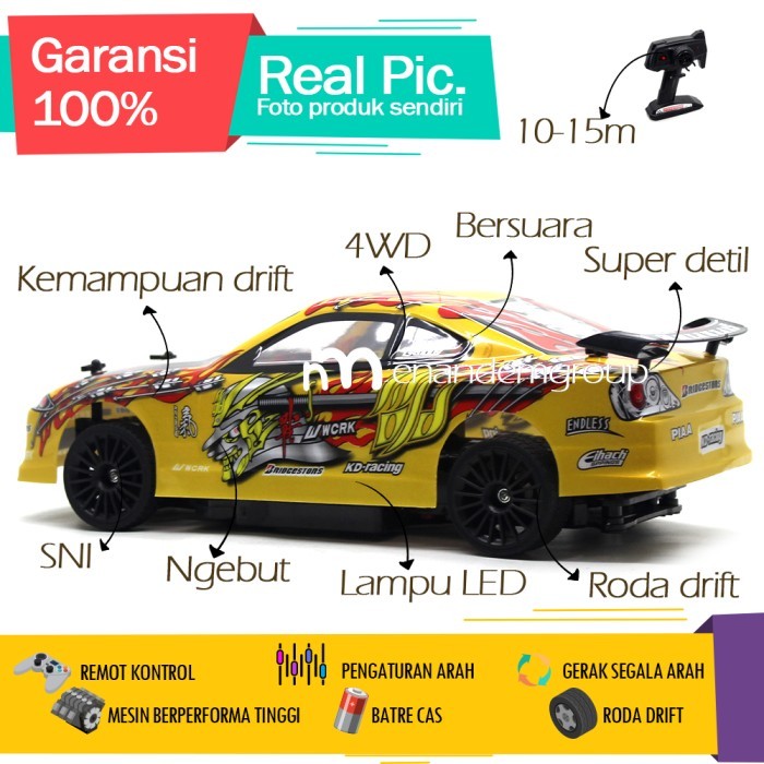 Mainan Mobil Remot Kontrol RC Drift Turbo