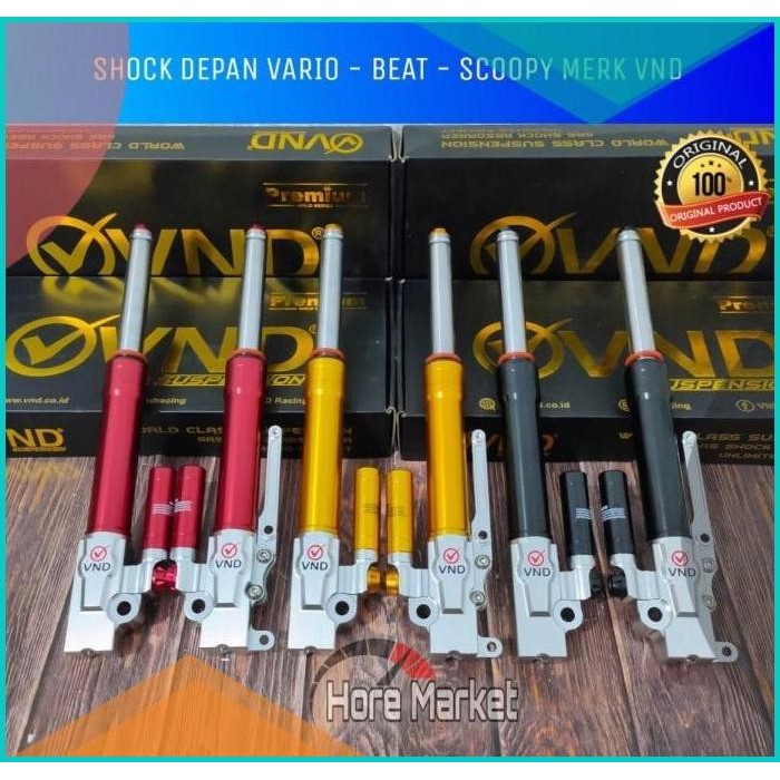 SHOCK DEPAN VND VARIO 125 150 LED OLD NEW BEAT FI ESP STREET SCOOPY 07