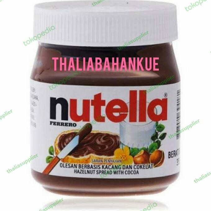 

Nutella 1Kg Selai Kacang & Coklat Hazelnut, Topping,Filling Cake/Kuker
