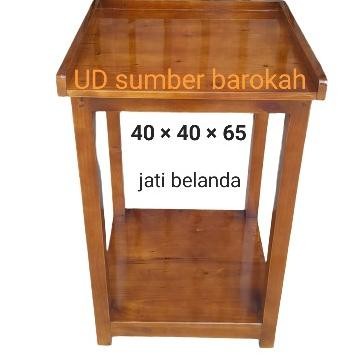 meja dispenser, rak galon kayu jati belanda. 404065 [terbaik]