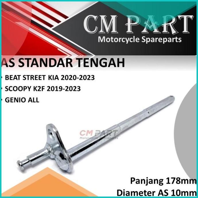 As Standar/Setandar Tengah/Dua Beat Street KIA Scoopy K2F Genio All 07