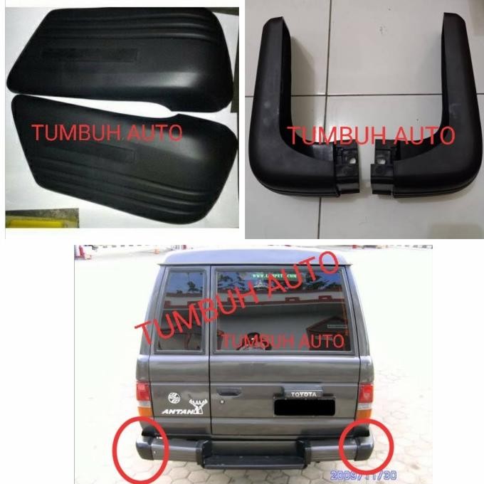 Kuping BUMPER BEMPER isi 2 Toyota Kijang Rover Grand Super BELAKANG
