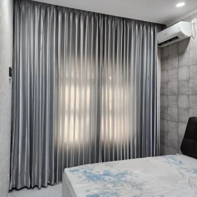 Gorden Jendela Blackout Custom Polos Import Mewah Elegan Gorden Hotel