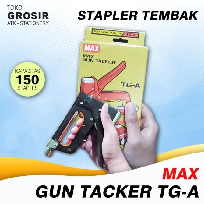 

Stapler Tembak Max Gun Tacker Tg-A Original Dan Terpercaya