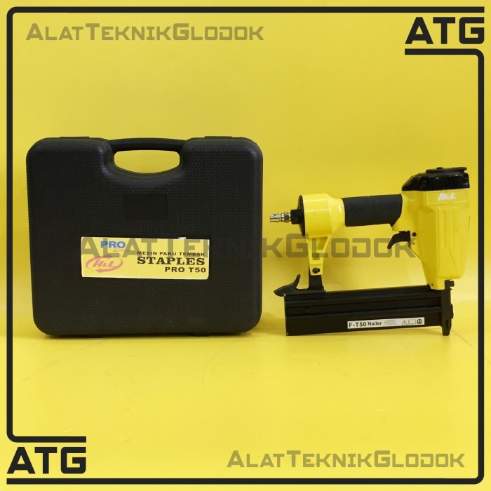 

HL MESIN PAKU TEMBAK - ALAT STAPLES MESIN KOMPRESOR H&L T50 PRO