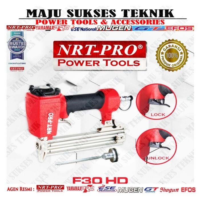 

Air Nail Gun Nailer Alat Paku Tembak Lurus NRT-PRO F 30 HD
