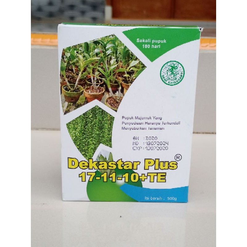 PUPUK DEKASTAR PLUS 17-11-10-TE 500GR PREMIUM ORIGINAL