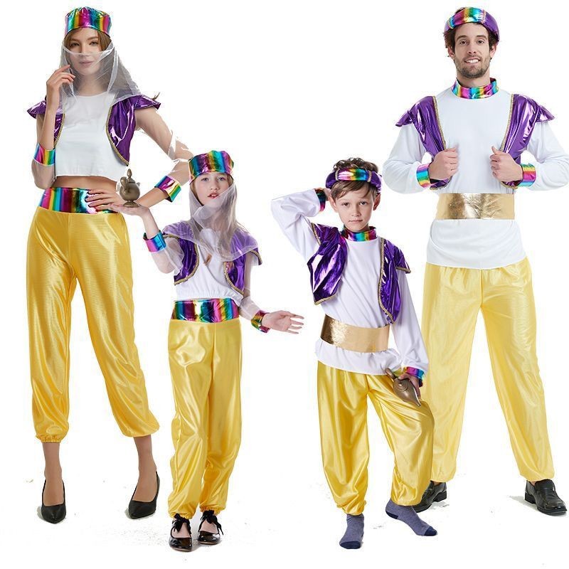 Baju Arab Pria Wanita, Baju Kinerja Aladdin Pria dan Wanita