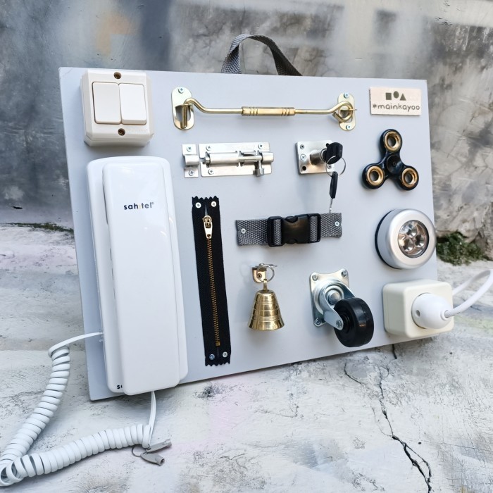 

Best Seller Papan Main - Custom Busy Board 30X40 + Telpon & Kaki