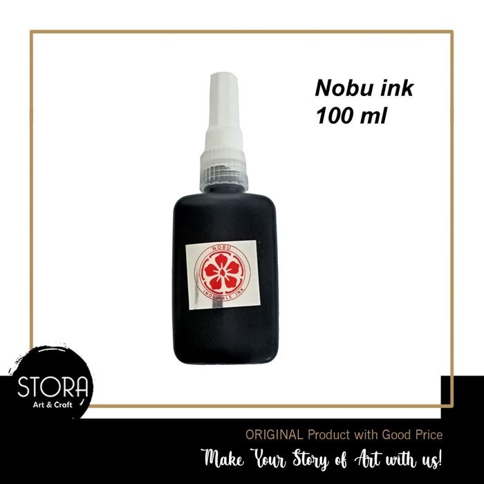 

Promo!! Tinta Stempel Permanen Nobu Ink / Cap Plastik / Cap Expired Date/75Ml