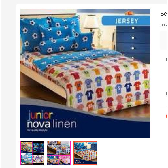 Bed Cover Dan Sprei Nova Linen No 3 (120X200Cm)