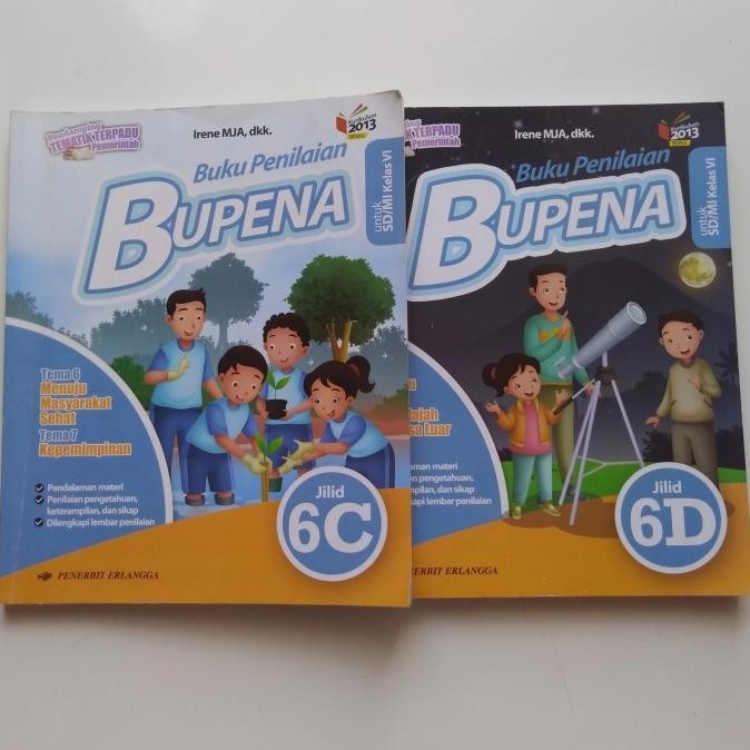 

TERPERCAYA BUPENA Jilid 6C dan 6D untuk SD Kelas VI TERBATAS