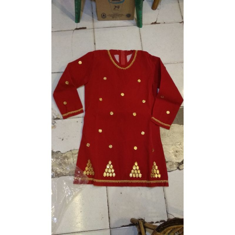 Kebaya Wanita Terbaru baju bludru penari dewasa tari tangai/pagar pengantin