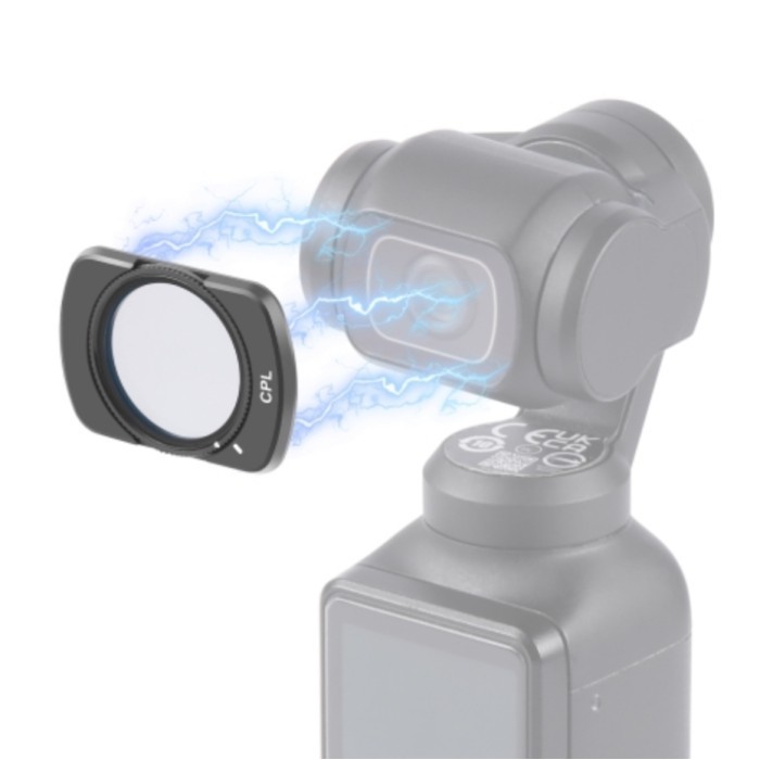 PROMO PULUZ Magnetic Filter CPL Camera Lens Filter Lensa For DJI Osmo Pocket 3 Magnetic Camera