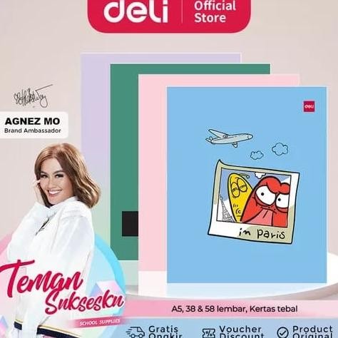 

BUKU TULIS SEKOLAH DELI B5 ISI 42 LBR PER PAK MURAH