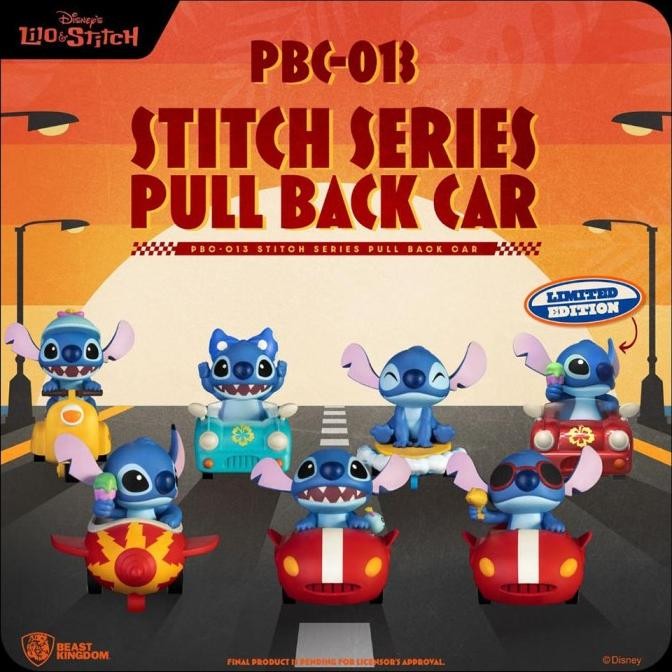 TOYS KINGDOM BEAST KINGDOM MINIFIGURE STITCH PULL BACK 013 RANDOM