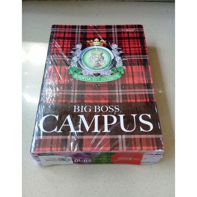 

BUKU TULIS BIG BOSS CAMPUS 50 LBR 10 BUKU - SIDU