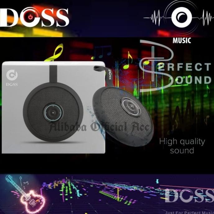 Speaker Wireless Bluetooth Doss Ds-1399 Original Perfect Bass Portable Terlaris