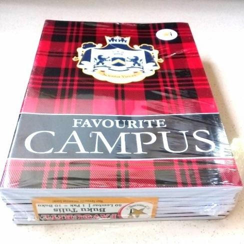 

BUKU TULIS FAVORITE CAMPUS BINTANG OBOR 50 LEMBAR (1 PAK / 10 PCS)