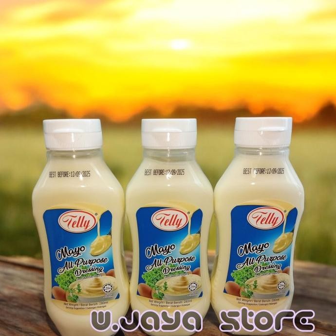 

Telly Mayonaise Salad Dressing 280Ml Rasa Roasted Sesame/All Purpose/Thousand Island Stok Terbatas