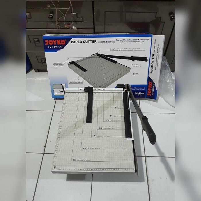 

Pemotong Kertas Paper Cutter A3 Joyko Pc 3846 38X46 Cm