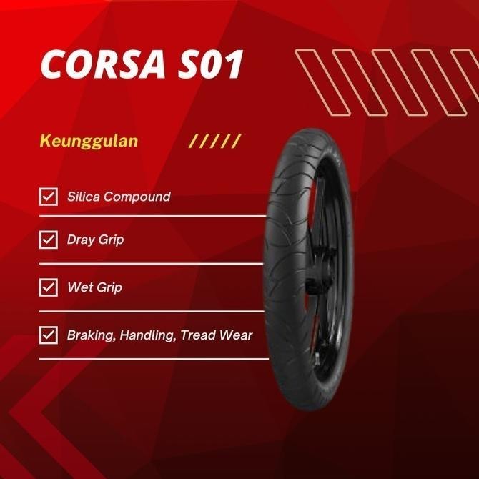 Ban Motor Corsa S01 100/80 R17 - Ban Motor tubles