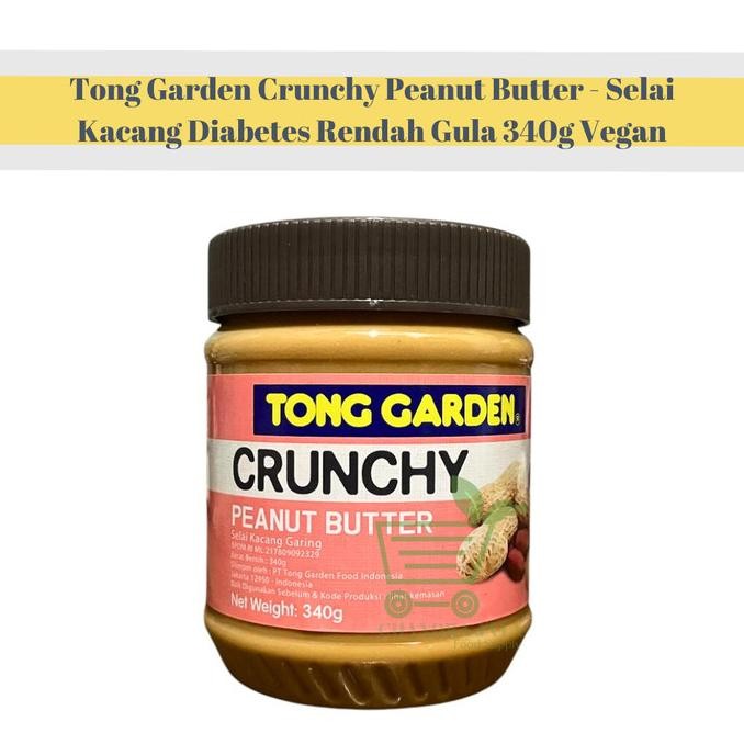 

Tong Garden Creamy Unsweetened Crunchy Peanut Butter 340Gr-Selai Kcng Stok Terbatas