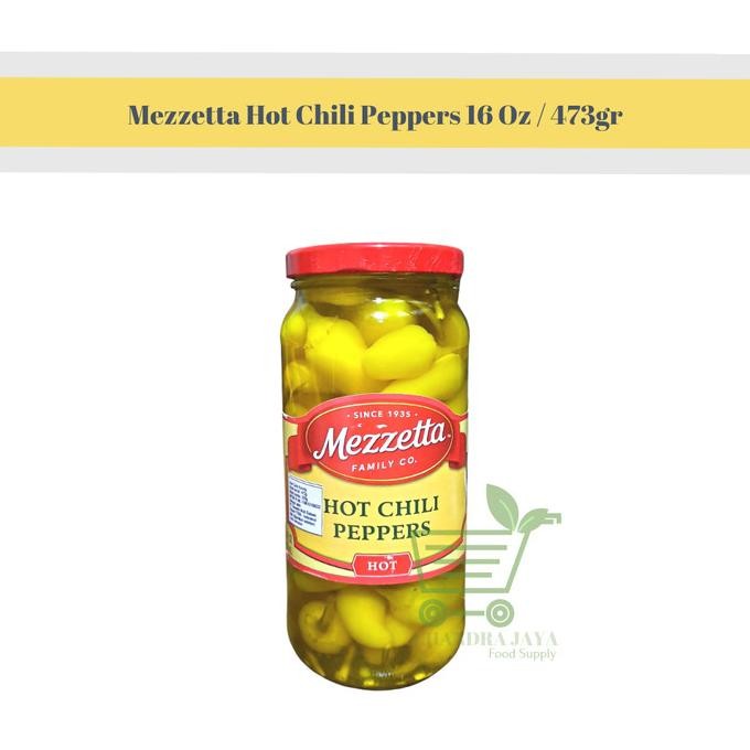 

Mezzetta Hot Chili Peppers 16 Oz / 473 Gr Stok Terbatas