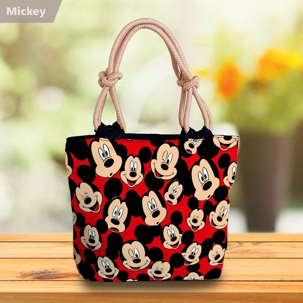 Tas Ransel Tahan Lama OctBags [GROSIR] Totebag Tali Sumbu Tas Wanita dan Pouch Kanvas Printing