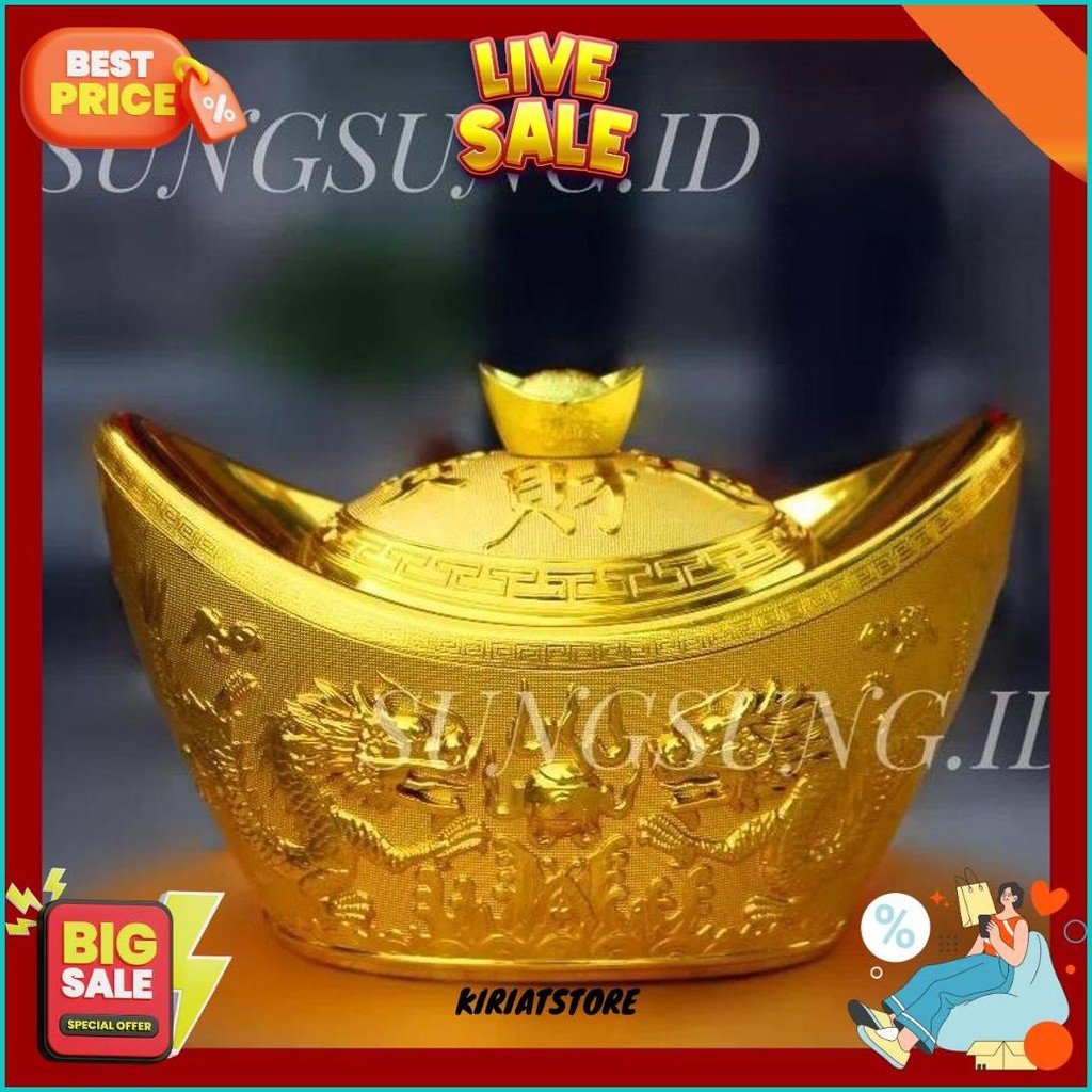 

Candy Box Yuenbao Imlek 2025 / Toples Permen Bentuk Yuenbao (1377-1378) Murah