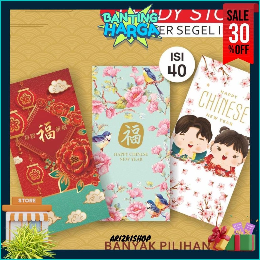 

Stiker Segel Toples Kue Chinese New Year Imlek Sincia Readystock Promo