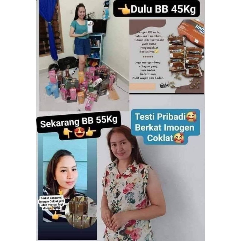 

IMOGEN COKLAT ISI 30 SASET PENAMBAH NAFSU MAKAN ALAMI