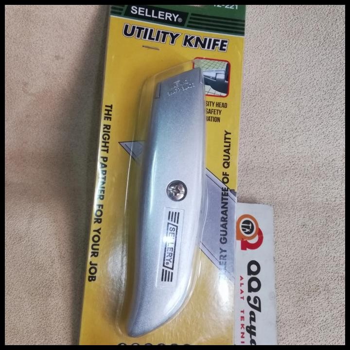 

TERMURAH UTILITY KNIFE SELLERY 12-221 - CUTTER UTILITY !