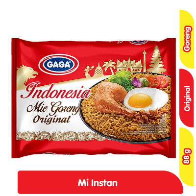 

Gaga Mi Goreng Instan Indonesia Original 88 g