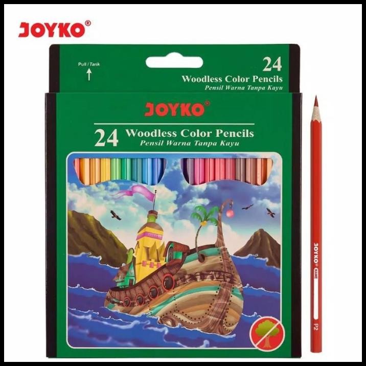 

Joyko Pensil Warna 24 Warna Panjang CP-104