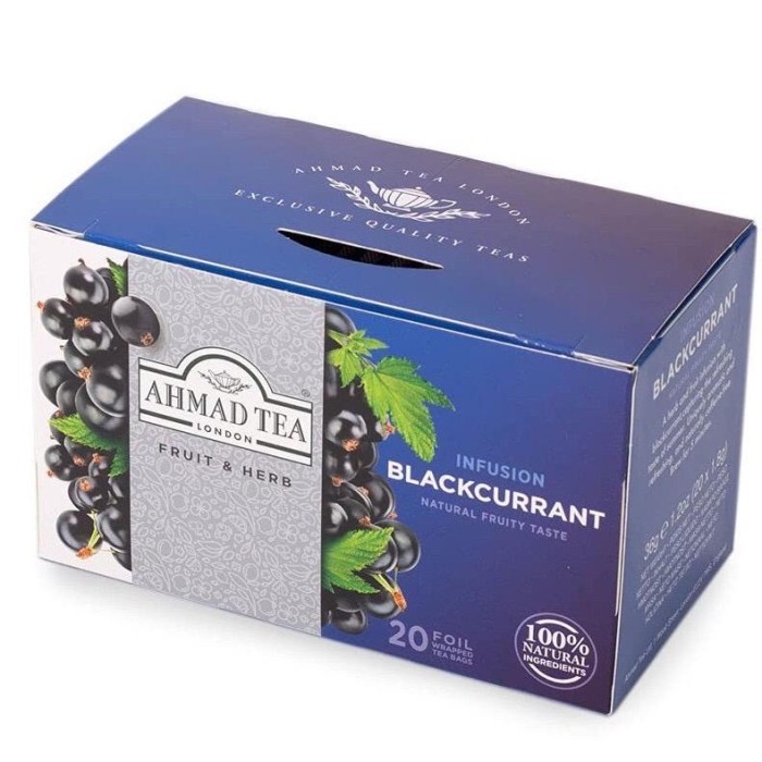 

Ahmad Tea Blacurrant Infuion 20 36 Gram Terlari