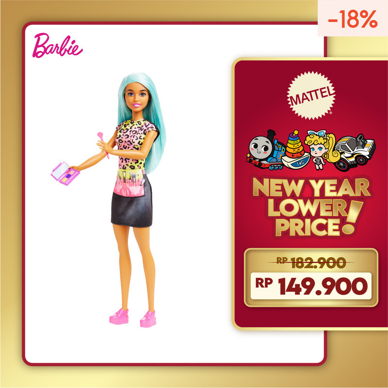 Barbie Career Make-up Artist Doll - Mainan Boneka Anak Perempuan
