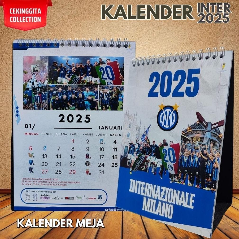 

Kalender 2025 Tema INTER MILAN
