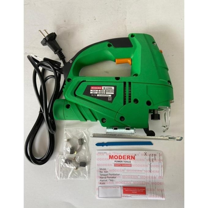 MODERN M-2200L Mesin Jigsaw Laser Gergaji Triplek / jigsaw modern