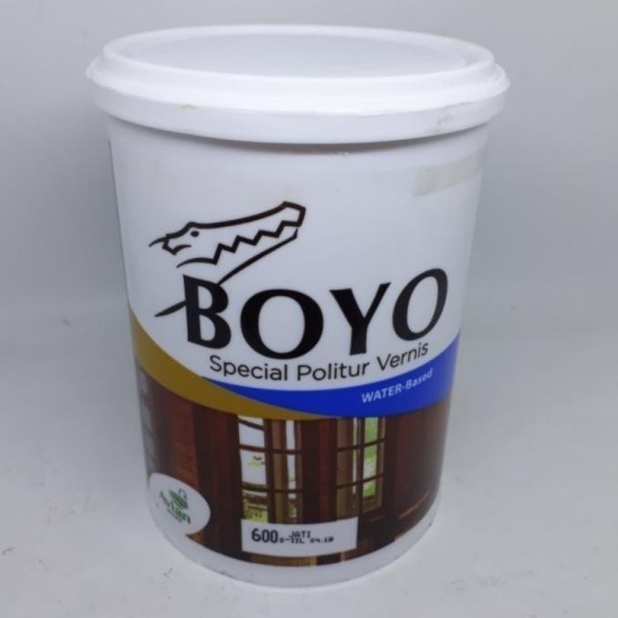 1lt 600 Jati Cat Politur Vernis (Water Based) BOYO BIG SALE |