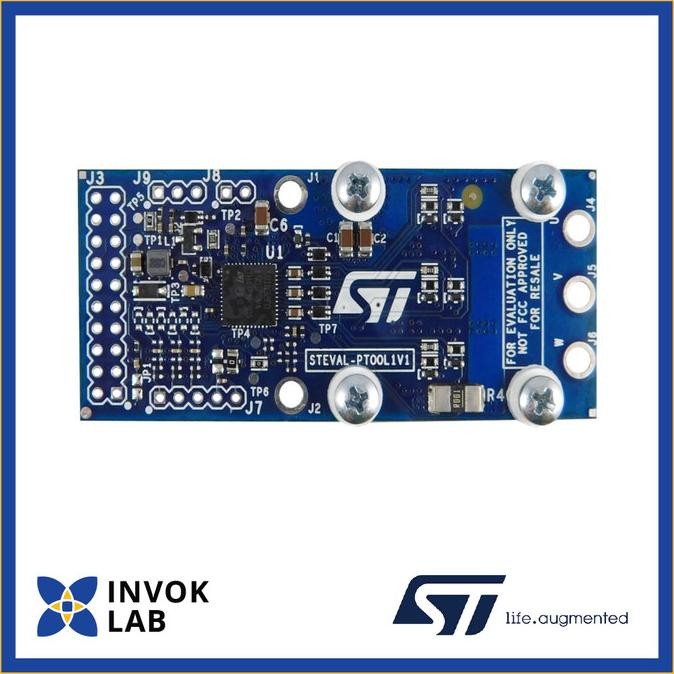 

PROMO STMICROELECTRONICS STEVAL-PTOOL1V1 REFERENCE DESIGN BOARD STMICROELECTRONICS STSPIN32F0B, 3 PHASE BLDC MOTOR CONTROLLER