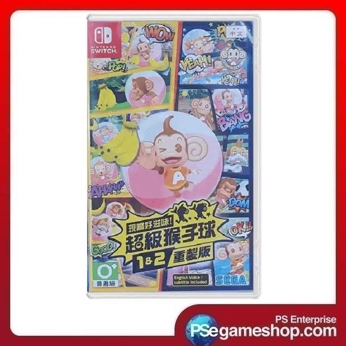 

PROMO SWITCH SUPER MONKEY BALL 1 & 2 BANANA MANIA ENGLISH ASIA VERSION