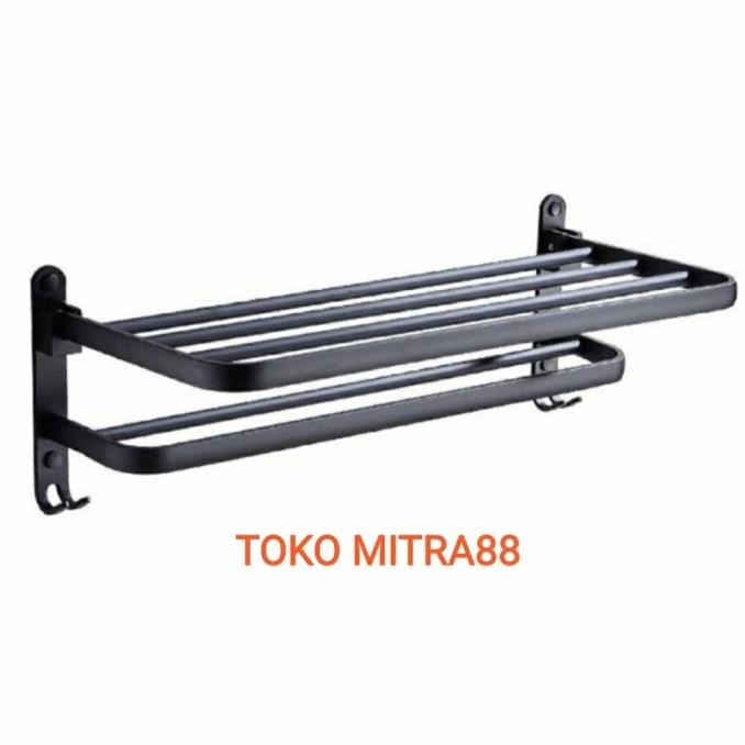 

PROMO RAK HANDUK LIPAT ALUMINIUM HITAM/GANTUNGAN HANDUK