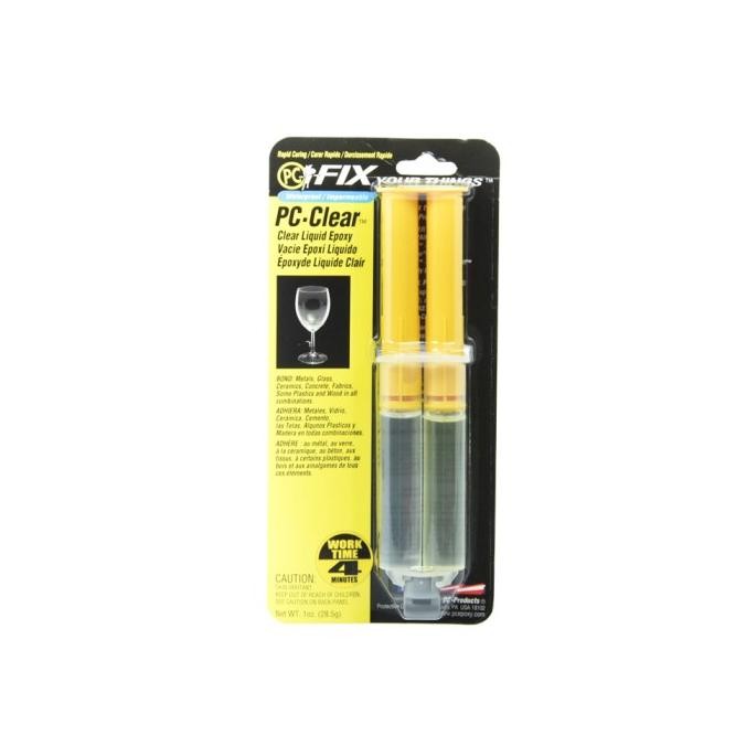 

Pc Clear Lem Cairan Perekat Epoxy Dengan Suntikan 25 Ml