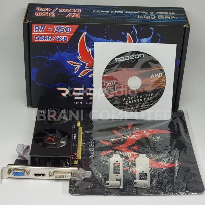 

PROMO VGA AMD-R7 350 4GB DDR5 RADEON GRAPHICS INCLUD PANEL CESSING SFF ORI