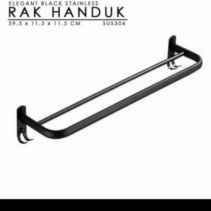 

PROMO RAK HANDUK 2 BARIS BLACK HITAM/GANTUNGAN HANDUK KAMAR MANDI
