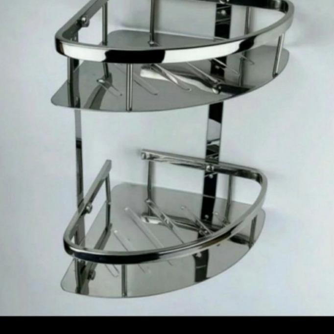 

PROMO RAK SABUN SUDUT 2 SUSUN STAINLES