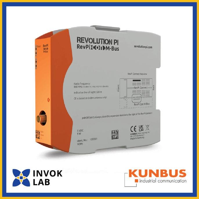 

PROMO KUNBUS REVOLUTION PI REVPI CON M-BUS WIRELESS-M-BUS (868 MHZ) EXPANSION MODULE