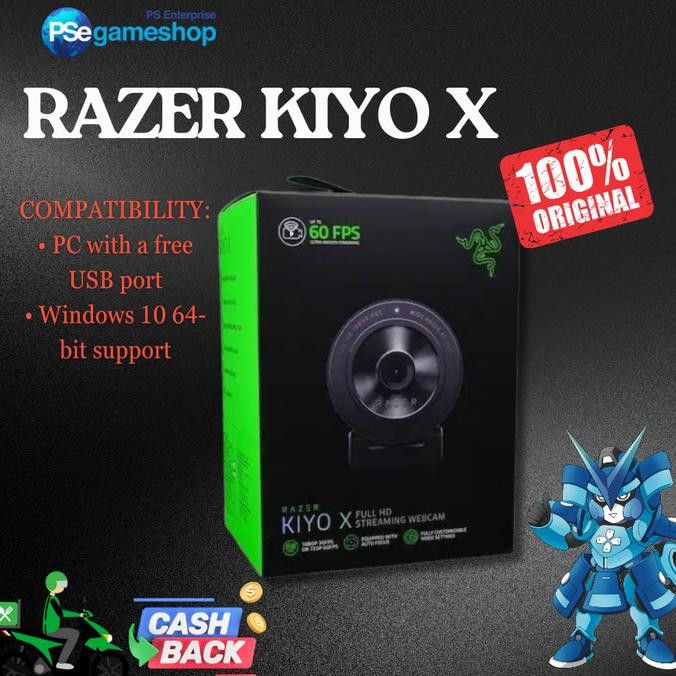 

PROMO RAZER KIYO X - USB WEBCAM FOR FULL HD STREAMING CAMERA
